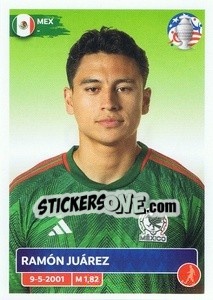 Figurina Ramón Juárez - CONMEBOL Copa América 2024. US Edition n. MEX10 - Panini
