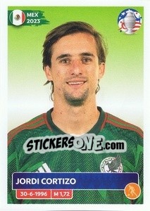 Figurina Jordi Cortizo - CONMEBOL Copa América 2024. US Edition n. MEX17 - Panini