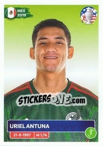 Sticker Uriel Antuna - CONMEBOL Copa América 2024. US Edition n. MEX20 - Panini
