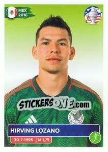 Sticker Hirving Lozano - CONMEBOL Copa América 2024. US Edition n. MEX21 - Panini