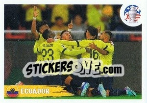 Sticker Team - CONMEBOL Copa América 2024. US Edition n. ECU2 - Panini