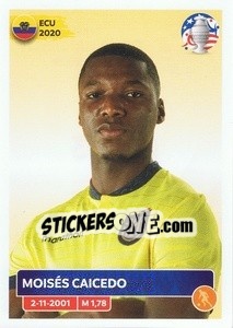 Sticker Moisés Caicedo - CONMEBOL Copa América 2024. US Edition n. ECU13 - Panini