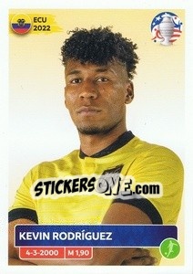 Sticker Kevin Rodríguez - CONMEBOL Copa América 2024. US Edition n. ECU20 - Panini