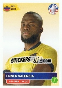 Sticker Enner Valencia - CONMEBOL Copa América 2024. US Edition n. ECU22 - Panini
