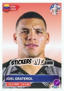 Sticker Joel Graterol - CONMEBOL Copa América 2024. US Edition - Panini