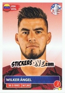Sticker Wilker Ángel - CONMEBOL Copa América 2024. US Edition n. VEN6 - Panini