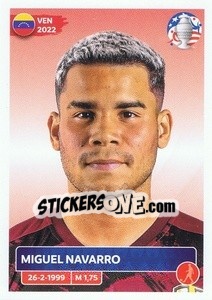 Sticker Miguel Navarro - CONMEBOL Copa América 2024. US Edition n. VEN8 - Panini