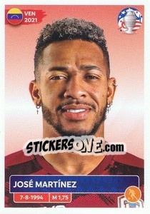 Sticker José Martínez - CONMEBOL Copa América 2024. US Edition n. VEN12 - Panini