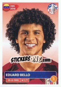 Sticker Eduard Bello - CONMEBOL Copa América 2024. US Edition n. VEN16 - Panini