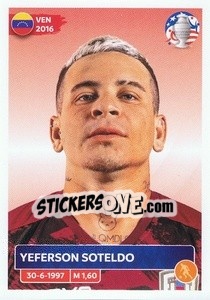 Sticker Yeferson Soteldo - CONMEBOL Copa América 2024. US Edition n. VEN18 - Panini