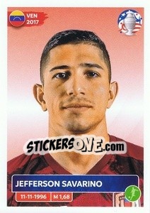 Cromo Jefferson Savarino - CONMEBOL Copa América 2024. US Edition n. VEN19 - Panini