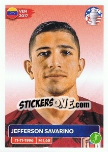 Figurina Jefferson Savarino - CONMEBOL Copa América 2024. US Edition - Panini