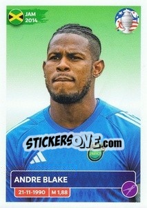 Sticker Andre Blake - CONMEBOL Copa América 2024. US Edition n. JAM3 - Panini