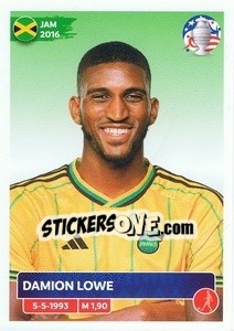Sticker Damion Lowe - CONMEBOL Copa América 2024. US Edition n. JAM5 - Panini