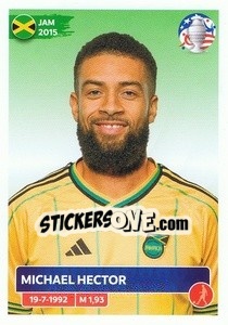 Sticker Michael Hector - CONMEBOL Copa América 2024. US Edition n. JAM6 - Panini