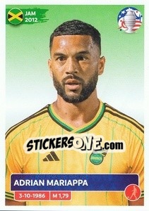 Sticker Adrian Mariappa - CONMEBOL Copa América 2024. US Edition n. JAM8 - Panini