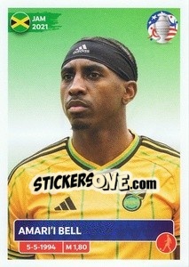 Sticker Amari'i Bell - CONMEBOL Copa América 2024. US Edition n. JAM11 - Panini