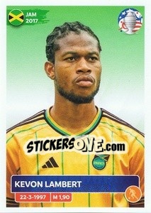 Sticker Kevon Lambert - CONMEBOL Copa América 2024. US Edition n. JAM16 - Panini