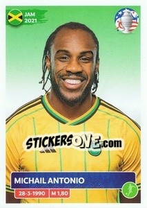 Sticker Michail Antonio - CONMEBOL Copa América 2024. US Edition n. JAM17 - Panini