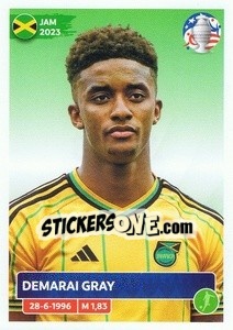 Sticker Demarai Gray - CONMEBOL Copa América 2024. US Edition n. JAM18 - Panini