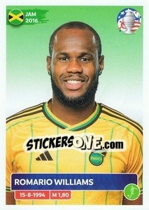 Sticker Romario Williams - CONMEBOL Copa América 2024. US Edition n. JAM19 - Panini
