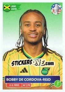 Sticker Bobby Decordova-Reid - CONMEBOL Copa América 2024. US Edition n. JAM20 - Panini