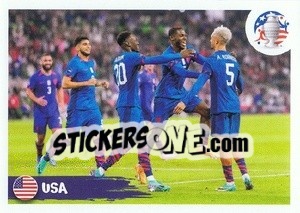 Sticker Team - CONMEBOL Copa América 2024. US Edition n. USA2 - Panini