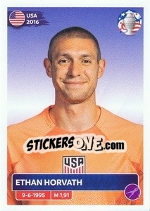 Figurina Ethan Horvath - CONMEBOL Copa América 2024. US Edition n. USA4 - Panini