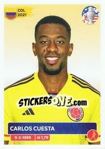 Sticker Carlos Cuesta - CONMEBOL Copa América 2024. US Edition n. COL9 - Panini