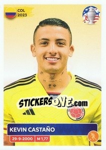 Sticker Kevin Castaño - CONMEBOL Copa América 2024. US Edition n. COL13 - Panini