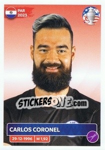 Sticker Carlos Coronel - CONMEBOL Copa América 2024. US Edition n. PAR3 - Panini