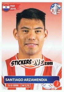 Sticker Santiago Arzamendia - CONMEBOL Copa América 2024. US Edition n. PAR9 - Panini