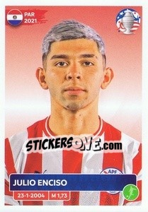 Sticker Julio Enciso - CONMEBOL Copa América 2024. US Edition - Panini