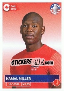 Sticker Kamal Miller - CONMEBOL Copa América 2024. US Edition - Panini