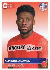 Cromo Alphonso Davies - CONMEBOL Copa América 2024. US Edition - Panini