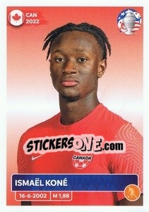 Sticker Ismaël Koné - CONMEBOL Copa América 2024. US Edition n. CAN14 - Panini