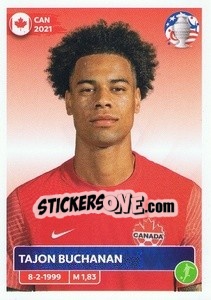 Sticker Tajon Buchanan - CONMEBOL Copa América 2024. US Edition n. CAN17 - Panini