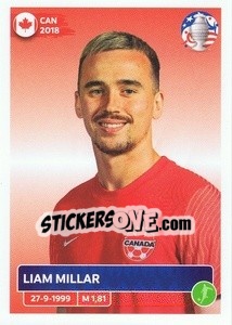 Sticker Liam Millar - CONMEBOL Copa América 2024. US Edition n. CAN21 - Panini