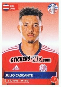 Sticker Julio Cascante - CONMEBOL Copa América 2024. US Edition n. CRC7 - Panini