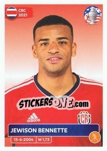 Sticker Jewison Bennette - CONMEBOL Copa América 2024. US Edition n. CRC12 - Panini
