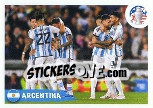 Sticker Logo - CONMEBOL Copa América 2024. US Edition n. ARG2 - Panini