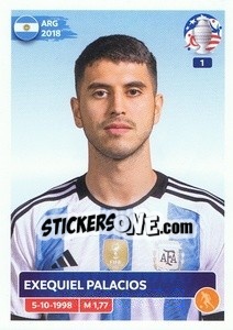 Sticker Nicolás Tagliafico - CONMEBOL Copa América 2024. US Edition n. ARG12 - Panini