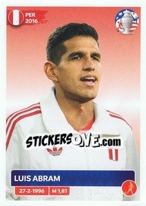 Sticker Luis Abram - CONMEBOL Copa América 2024. US Edition n. PER8 - Panini