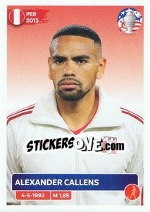 Sticker Alexander Callens - CONMEBOL Copa América 2024. US Edition n. PER10 - Panini