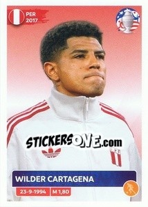 Sticker Wilder Cartagena - CONMEBOL Copa América 2024. US Edition n. PER11 - Panini