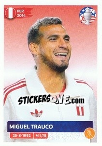 Sticker Miguel Trauco - CONMEBOL Copa América 2024. US Edition n. PER13 - Panini