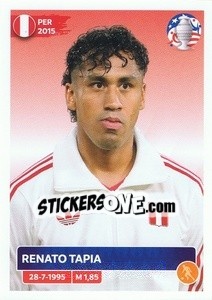Sticker Renato Tapia - CONMEBOL Copa América 2024. US Edition n. PER14 - Panini