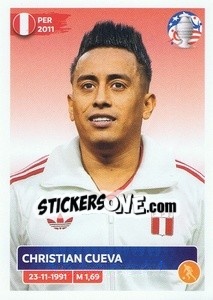Sticker Christian Cueva - CONMEBOL Copa América 2024. US Edition - Panini