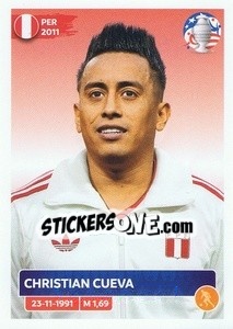Sticker Christian Cueva - CONMEBOL Copa América 2024. US Edition n. PER17 - Panini