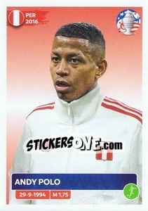 Sticker Andy Polo - CONMEBOL Copa América 2024. US Edition n. PER20 - Panini